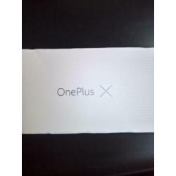 One plus X telefoon met oplader en originele doos