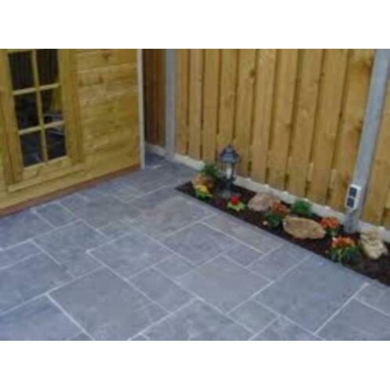 terrastegels Vietnamese hardsteen Anticato wildverband