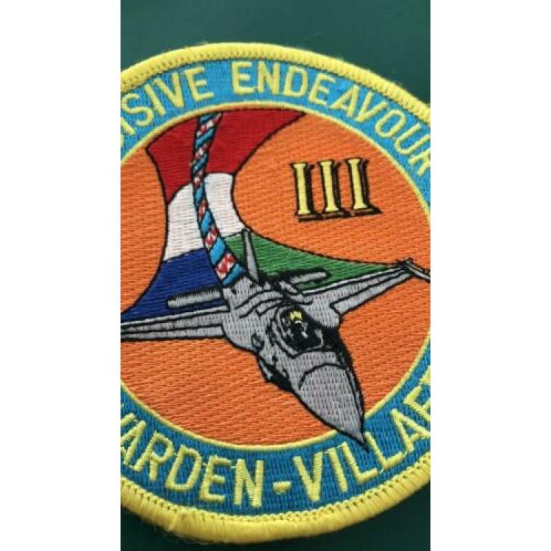 Patch RNLAF Decisive endeavour 3 Leeuwarden Villafranca