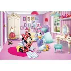 Minnie Mouse deurposter Rood VLIESbehang *Muurdeco4kids