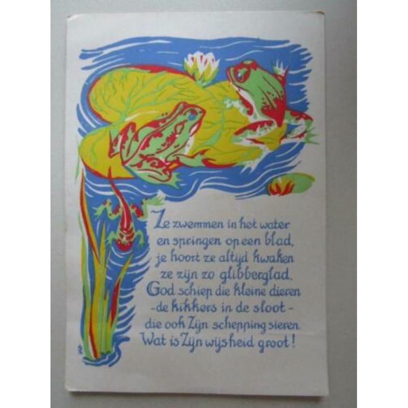 Kaarten met natuur en gedicht 5 stuks