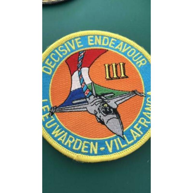 Patch RNLAF Decisive endeavour 3 Leeuwarden Villafranca
