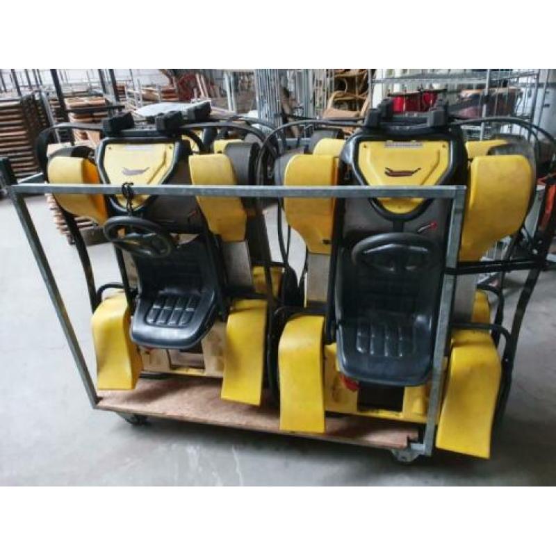 Attractie elektronische karts