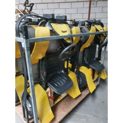 Attractie elektronische karts