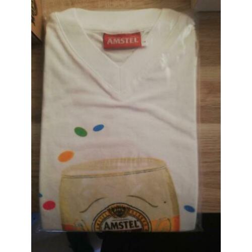 Amstel 't-shirt met lange mouwen... Opdruk voor en achter