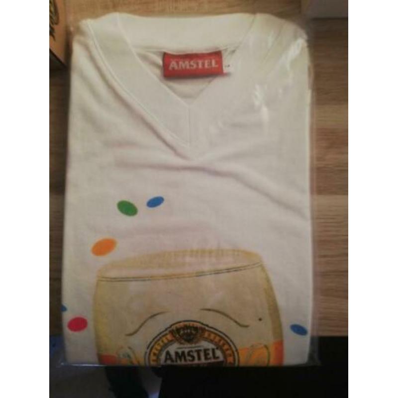 Amstel 't-shirt met lange mouwen... Opdruk voor en achter