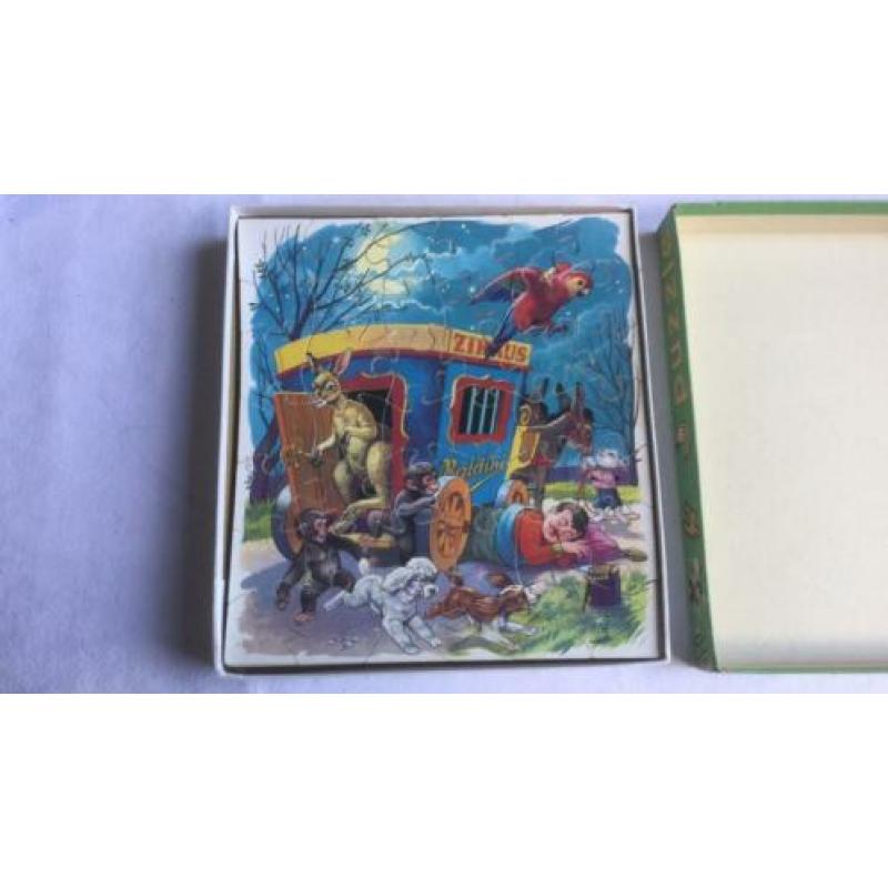 Oude houten Kolibri puzzle Zirkus Baldini no. 3541/42 stuks