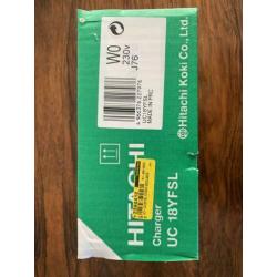 Hitachi / hikoki li-ion accu lader 14,4-18 volt