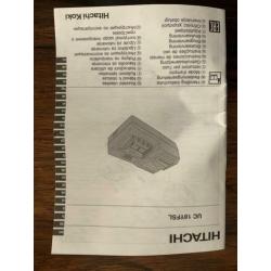 Hitachi / hikoki li-ion accu lader 14,4-18 volt
