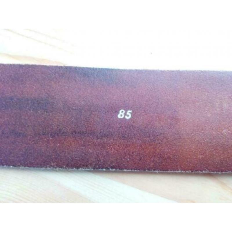 Echt Lederen riem - Cognac