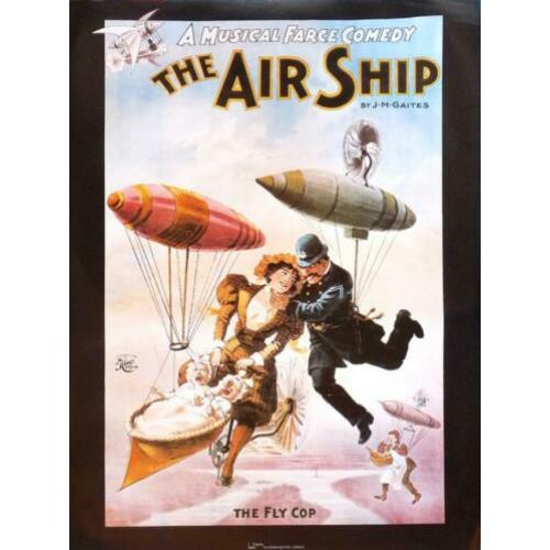 The Air Ship - Original Gallery Poster - 60 x 80 cm