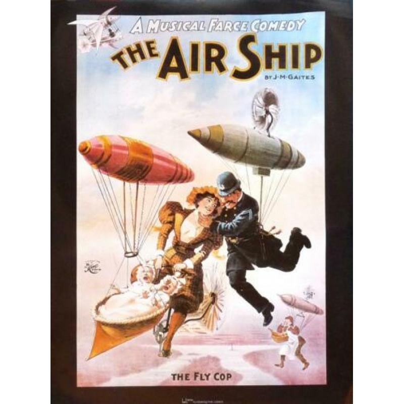 The Air Ship - Original Gallery Poster - 60 x 80 cm