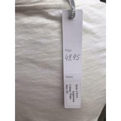 Studio Mo shirt blouse zeester satijn stofje 34/XS nieuw!!