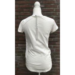 Studio Mo shirt blouse zeester satijn stofje 34/XS nieuw!!