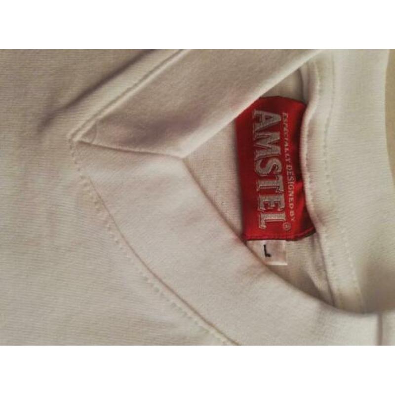Amstel 't-shirt met lange mouwen... Opdruk voor en achter