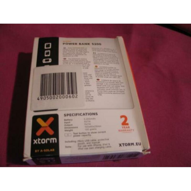 Xtorm AL270 Powerbank Charger 5.200 mAh