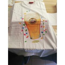 Amstel 't-shirt met lange mouwen... Opdruk voor en achter