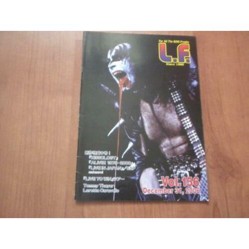 Tijdschrift Kiss Gene Simmons cover Japanse Fanclub L.F.