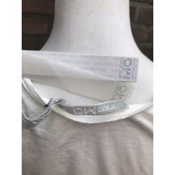 Studio Mo shirt blouse zeester satijn stofje 34/XS nieuw!!