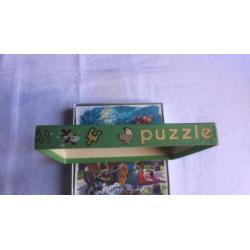Oude houten Kolibri puzzle Zirkus Baldini no. 3541/42 stuks