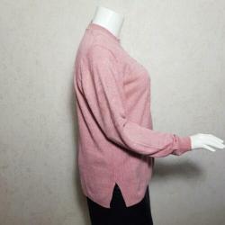 Vintage roze trui met borduursel maat XXL