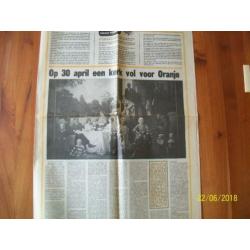 Kranten Troonsopvolging Beatrix (April 1980)