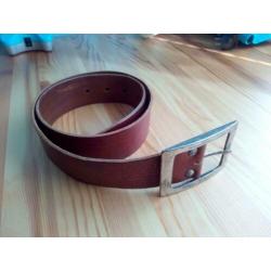 Echt Lederen riem - Cognac
