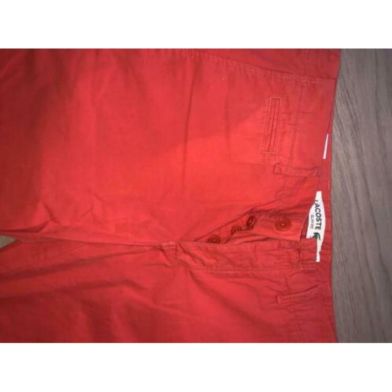 Lacoste broek maat 32 slim fit