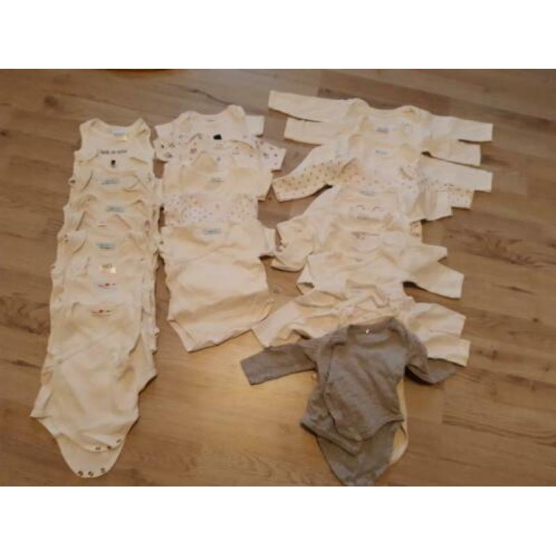 Pakket (overslag) rompers maat 50/56