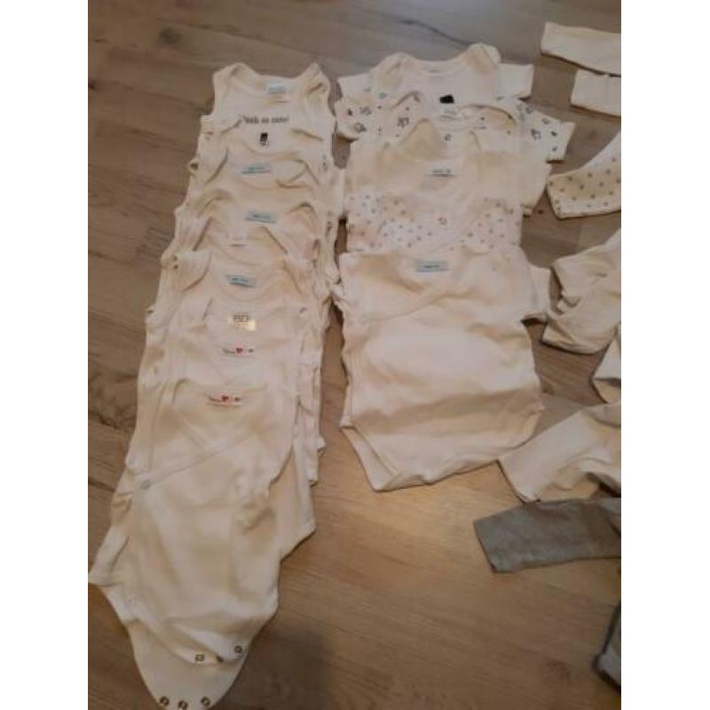 Pakket (overslag) rompers maat 50/56
