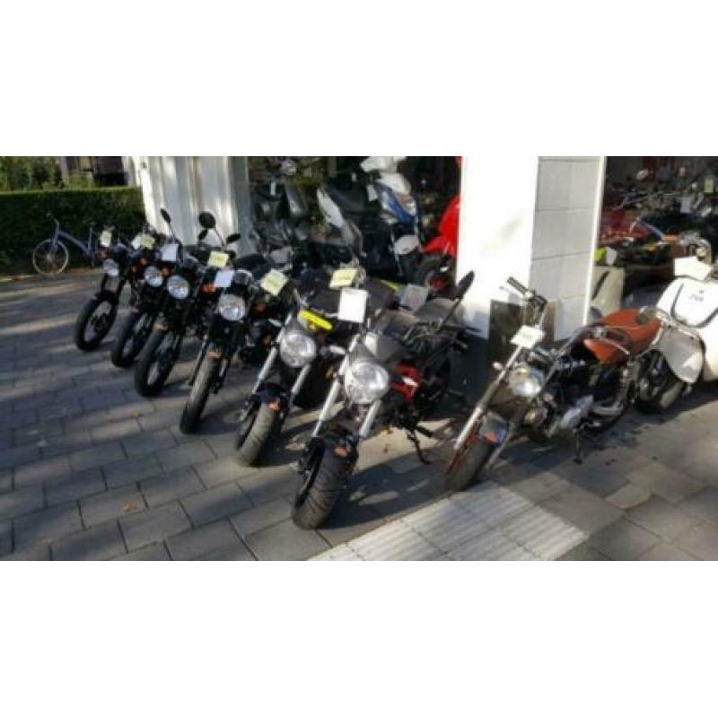 Diverse nieuwe schakelbrommers v.a. €1560 bij; Scooterforyou