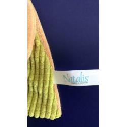 Natalis knuffeldoek beer beertje met sjaaltje om 2 x