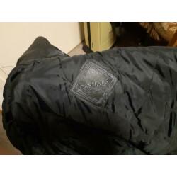 Zwart leren casual dames jack