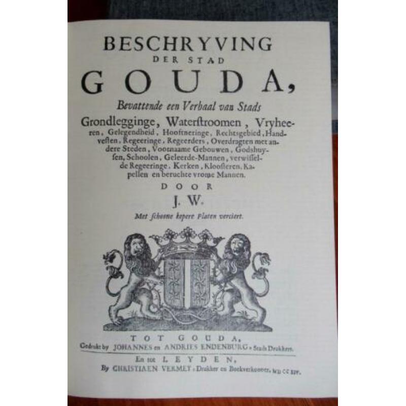 Ign. Walvis- Geschiedenis en beschrijving der Stad Gouda