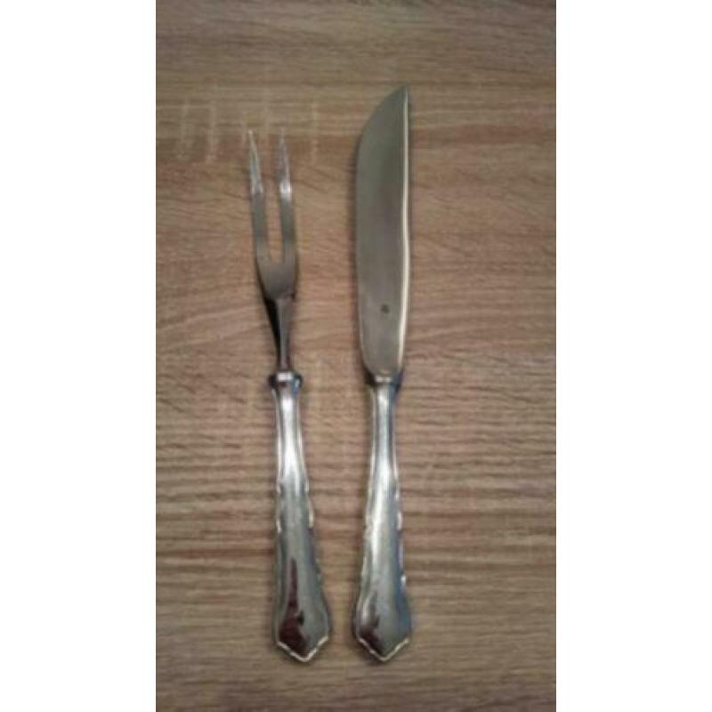 Verzilverd/zilver bestek