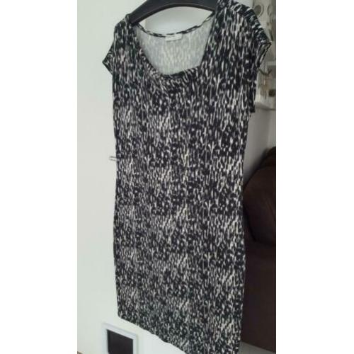 Sissy Boy Jurk maat L , zwart/wit