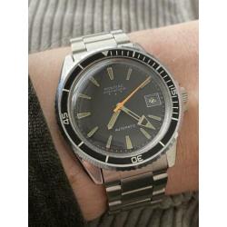 Vintage Pontiac Duikhorloge Horloge Diver zeer mooi!