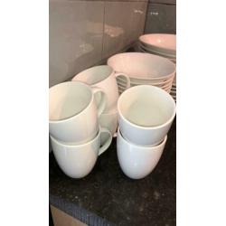 Vt wonen 6 couverts servies wit