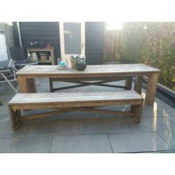 Tuintafel steigerhout merk Jorg