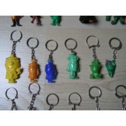 Sleutelhangers o.a.Flipje en Golden Wonder Vintage