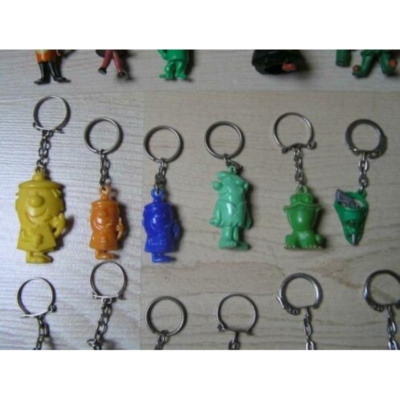 Sleutelhangers o.a.Flipje en Golden Wonder Vintage