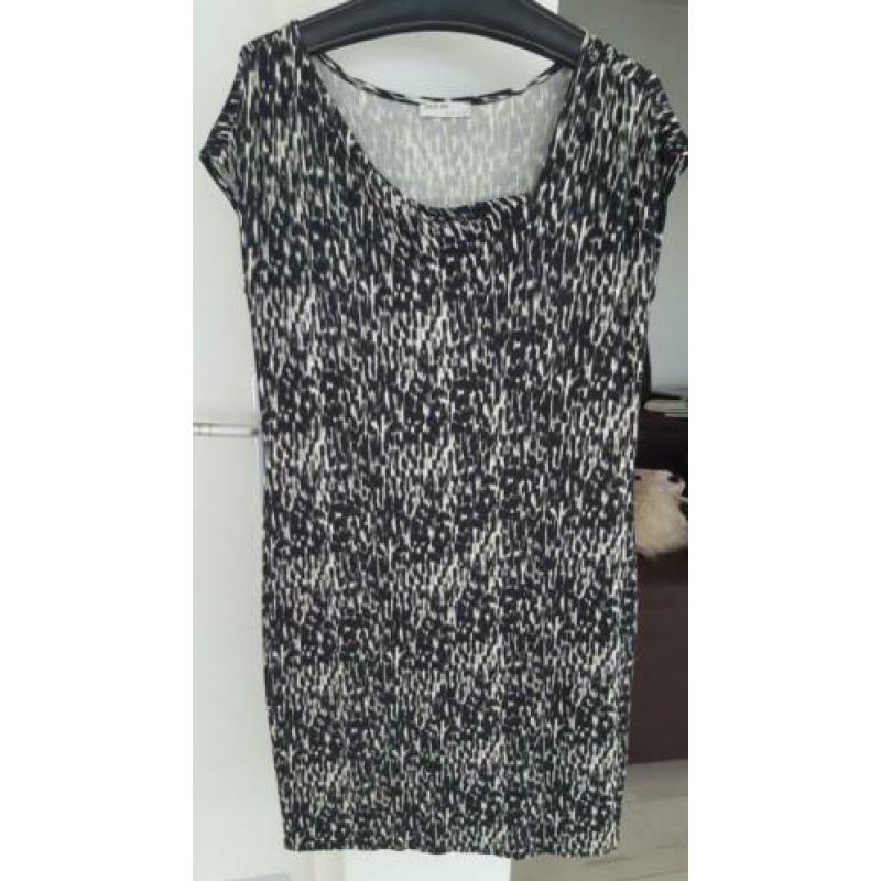 Sissy Boy Jurk maat L , zwart/wit