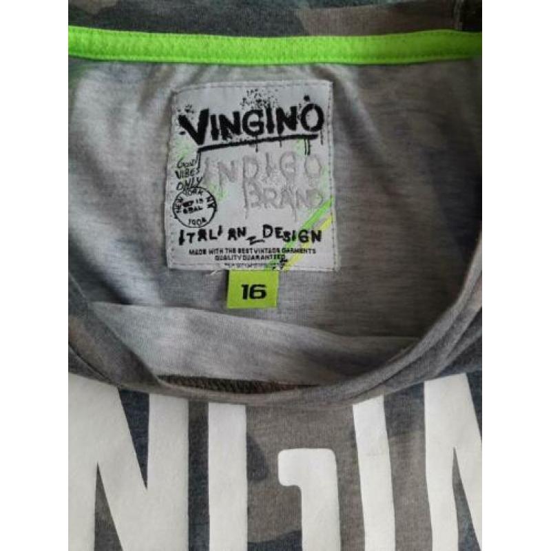 Diverse t shirts VINGINO TUMBLE N DRY TWINLIFE maat 170/176