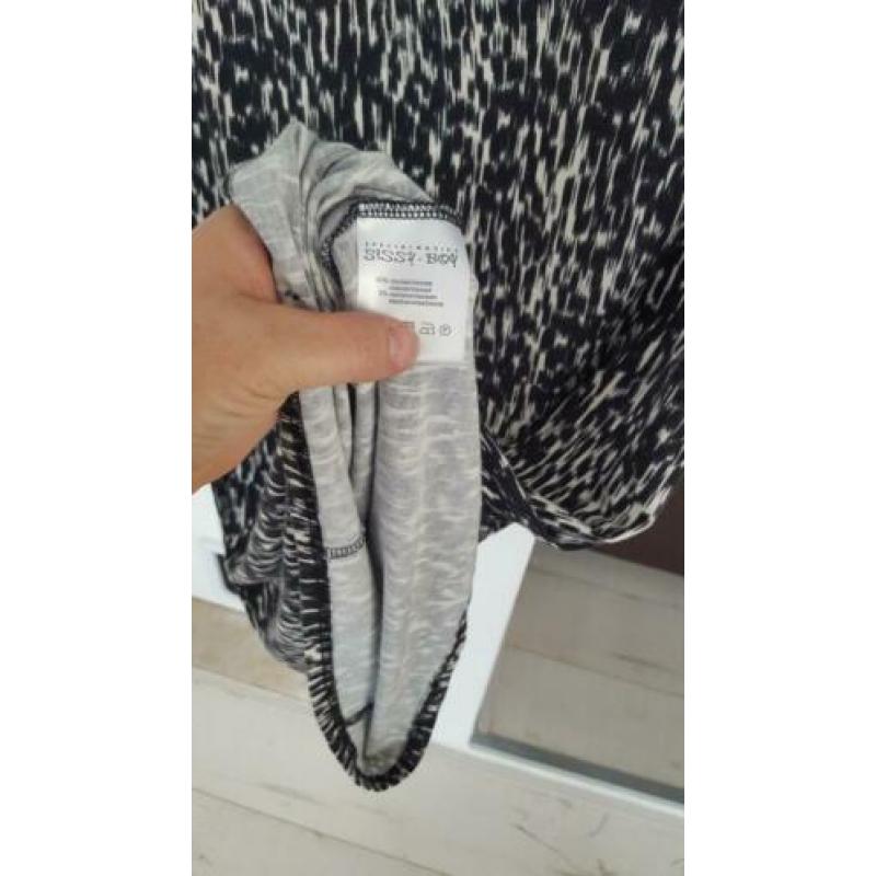 Sissy Boy Jurk maat L , zwart/wit