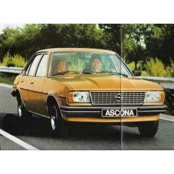 Brochure Opel Ascona, 1979.