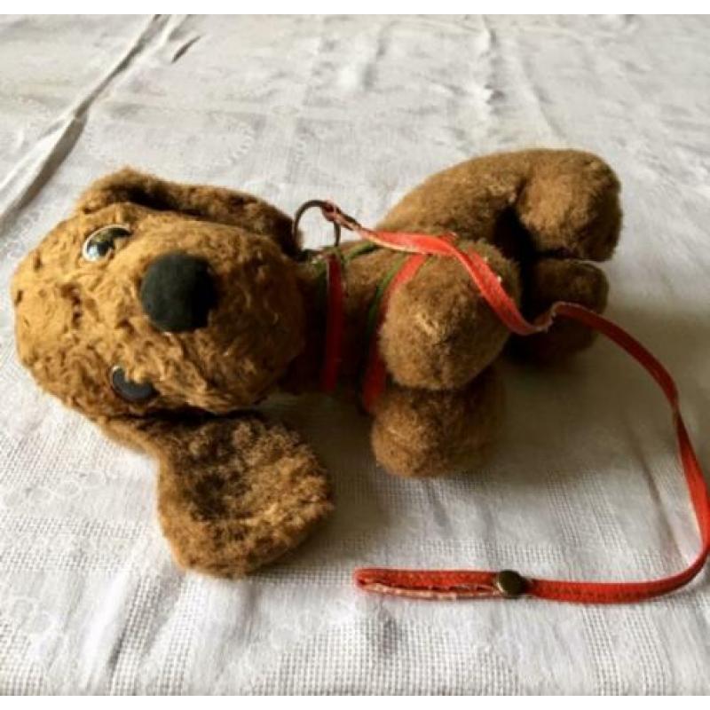 vintage spelgoed hondje / tekkel