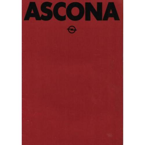 Brochure Opel Ascona, 1979.