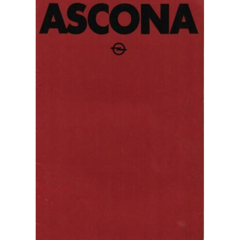 Brochure Opel Ascona, 1979.