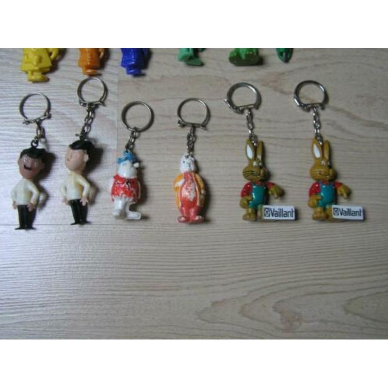 Sleutelhangers o.a.Flipje en Golden Wonder Vintage