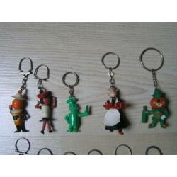Sleutelhangers o.a.Flipje en Golden Wonder Vintage